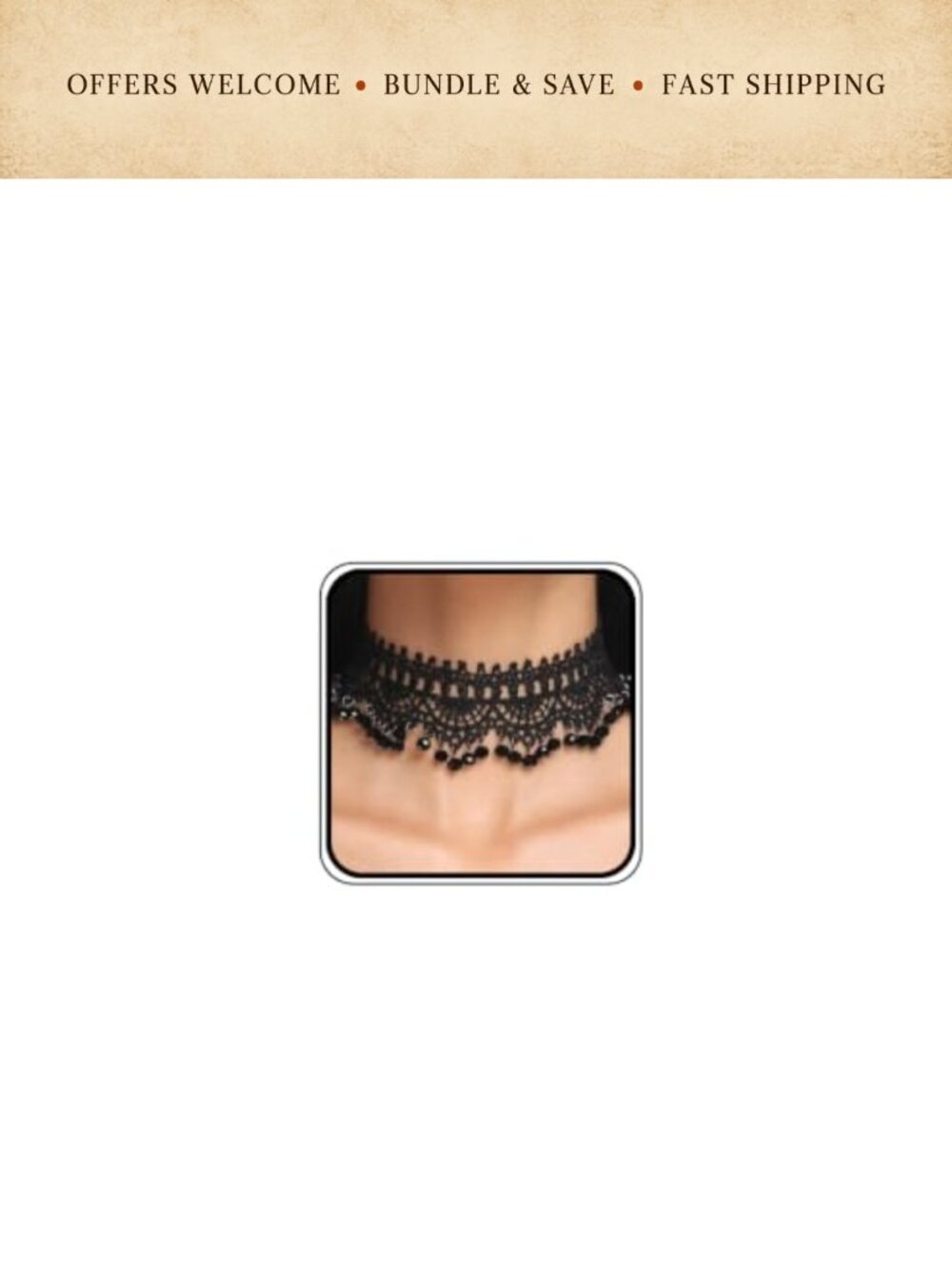 Missgrace Boho Punk Vintage Crystal Choker Necklace Chunky Multilayer